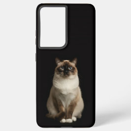 Black 4 Luxe Galaxy S21 Plus, Birmanese Cat Samsung Galaxy S21+ケース
