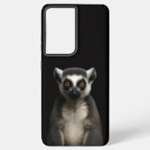 Black 4 Luxe Galaxy S21 Plus, Gentle Lemur Samsung Galaxyケース (裏面)