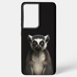 Black 4 Luxe Galaxy S21 Plus, Gentle Lemur Samsung Galaxy S21+ケース
