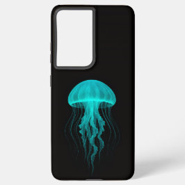 Black 4 Luxe Galaxy S21 Plus, Green Jellyfish Samsung Galaxy S21+ケース