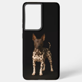 Black 4 Luxe Galaxy S21 Plus, Hairless Terrier Samsung Galaxy S21+ケース