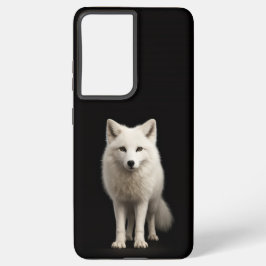 Black 4 Luxe Galaxy S21 Plus, Ivory Arctic Fox Samsung Galaxy S21+ケース