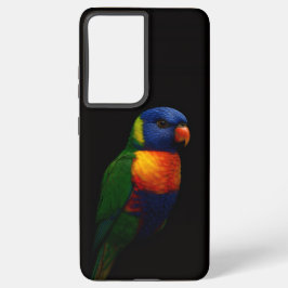 Black 4 Luxe Galaxy S21 Plus, Lorikeet Parrot Samsung Galaxy S21+ケース