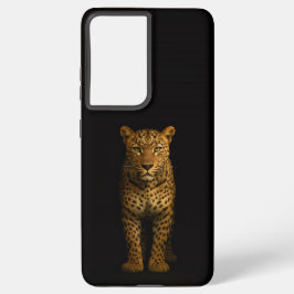 Black 4 Luxe Galaxy S21 Plus, Majestic Leopard Samsung Galaxy S21+ケース
