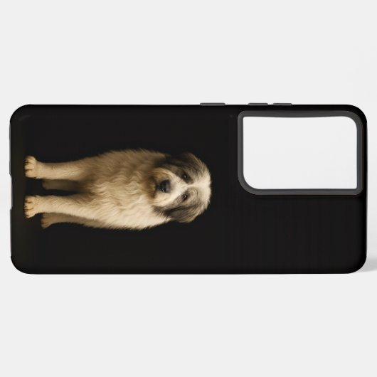 Black 4 Luxe Galaxy S21 Plus, Mioritic Shepherd Samsung Galaxyケース (裏面横)