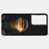 Black 4 Luxe Galaxy S21 Plus, Red Douc Langur Samsung Galaxyケース (裏面横)
