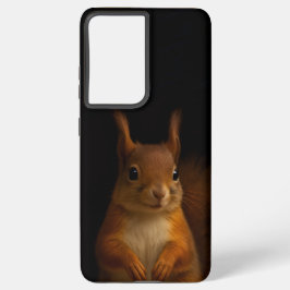 Black 4 Luxe Galaxy S21 Plus, Red Squirrel Samsung Galaxy S21+ケース