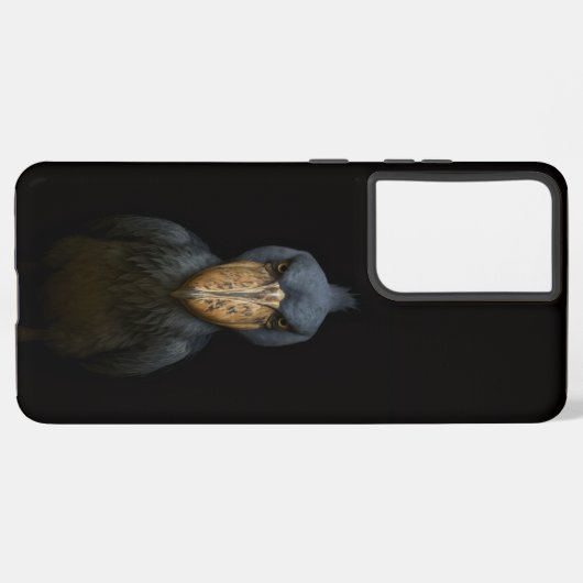 Black 4 Luxe Galaxy S21 Plus, Shoebill Bird Samsung Galaxyケース (裏面横)