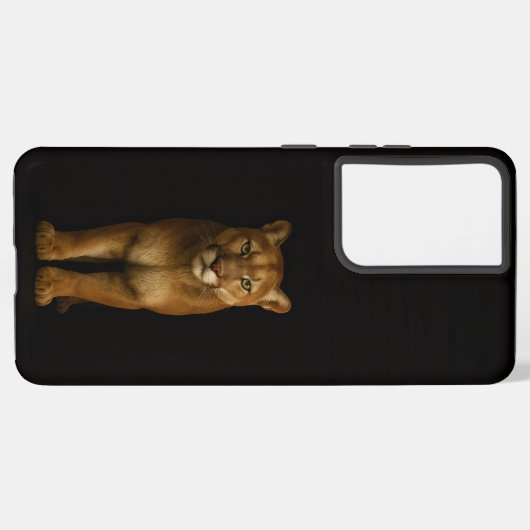 Black 4 Luxe Galaxy S21 Plus, Silent Prime Puma Samsung Galaxyケース (裏面横)