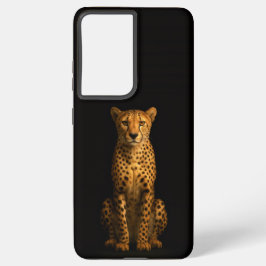 Black 4 Luxe Galaxy S21 Plus, Sleek Cheetah Samsung Galaxy S21+ケース