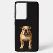 Black 4 Luxe Galaxy S21 Plus, Stamina Bulldog Samsung Galaxyケース (裏面)