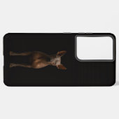 Black 4 Luxe Galaxy S21 Ultra, Argentine Pila Samsung Galaxyケース (左側面)