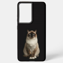 Black 4 Luxe Galaxy S21 Ultra, Birmanese Cat Samsung Galaxy S21 Ultraケース