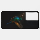 Black 4 Luxe Galaxy S21 Ultra Case, Flying Bird Samsung Galaxyケース (左側面)