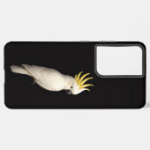 Black 4 Luxe Galaxy S21 Ultra, Crested Cockatoo Samsung Galaxyケース (左側面)