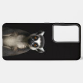 Black 4 Luxe Galaxy S21 Ultra, Gentle Lemur Samsung Galaxyケース (左側面)