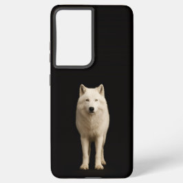 Black 4 Luxe Galaxy S21 Ultra, Ivory Arctic Wolf Samsung Galaxy S21 Ultraケース