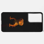 Black 4 Luxe Galaxy S21 Ultra, Leopard Gecko Samsung Galaxyケース (左側面)