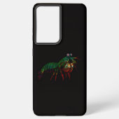 Black 4 Luxe Galaxy S21 Ultra, Mantis Shrimp Samsung Galaxyケース (裏面)