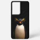 Black 4 Luxe Galaxy S21 Ultra, Rockhopper Penguin Samsung Galaxyケース (裏面)