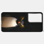 Black 4 Luxe Galaxy S21 Ultra, Rockhopper Penguin Samsung Galaxyケース (左側面)