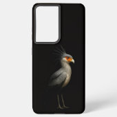 Black 4 Luxe Galaxy S21 Ultra, Secretarybird Samsung Galaxyケース (裏面)