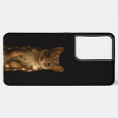 Black 4 Luxe Galaxy S21 Ultra, Sweet Quoll  Samsung Galaxyケース (左側面)