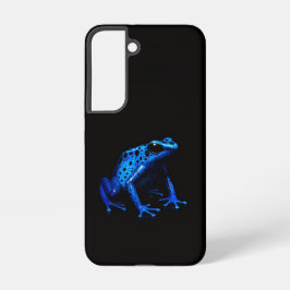 Black 4 Luxe Galaxy S22 Case, Blue Frog Samsung Galaxy S22ケース