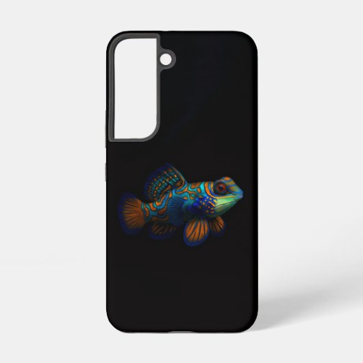 Black 4 Luxe Galaxy S22 Case, Dragonet Mandarin Samsung Galaxyケース (裏面)