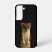 Black 4 Luxe Galaxy S22 Case, Elegant Weasel Samsung Galaxyケース (裏面)