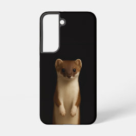 Black 4 Luxe Galaxy S22 Case, Elegant Weasel Samsung Galaxy S22ケース