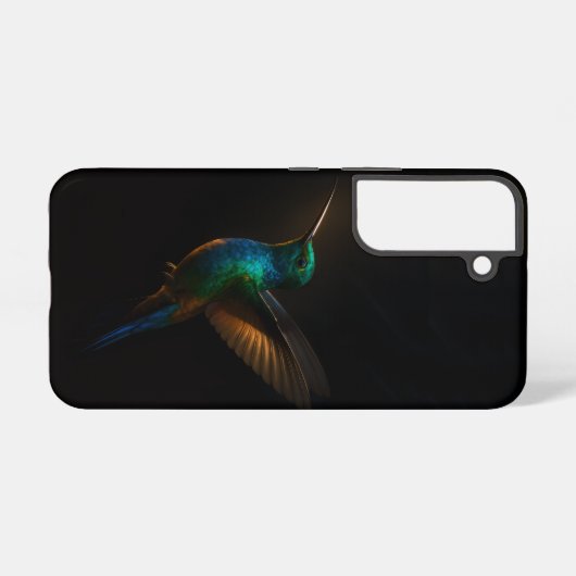 Black 4 Luxe Galaxy S22 Case, Flying Bird Samsung Galaxyケース (裏面横)