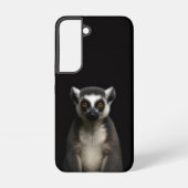 Black 4 Luxe Galaxy S22 Case, Gentle Lemur Samsung Galaxyケース (裏面)