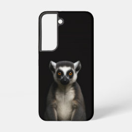 Black 4 Luxe Galaxy S22 Case, Gentle Lemur Samsung Galaxy S22ケース