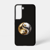 Black 4 Luxe Galaxy S22 Case, Harmony Yin Yang Samsung Galaxyケース (裏面)