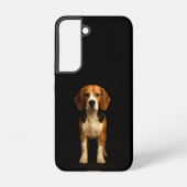 Black 4 Luxe Galaxy S22 Case, Kind Beagle Samsung Galaxyケース (裏面)