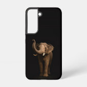 Black 4 Luxe Galaxy S22 Case, Mighty Elephant Samsung Galaxyケース (裏面)