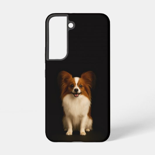 Black 4 Luxe Galaxy S22 Case, Refined Toy Papillon Samsung Galaxyケース (裏面)