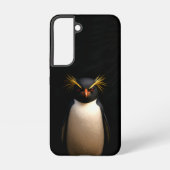 Black 4 Luxe Galaxy S22 Case, Rockhopper Penguin Samsung Galaxyケース (裏面)