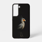 Black 4 Luxe Galaxy S22 Case, Secretarybird Samsung Galaxyケース (裏面)