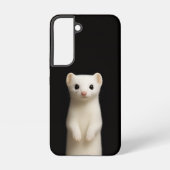 Black 4 Luxe Galaxy S22 Case, Stylish Ermine Samsung Galaxyケース (裏面)