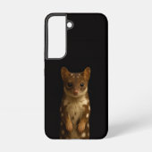 Black 4 Luxe Galaxy S22 Case, Sweet Quoll Samsung Galaxyケース (裏面)