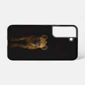 Black 4 Luxe Galaxy S22 Case, Wild Spotted Hyena Samsung Galaxyケース (裏面横)