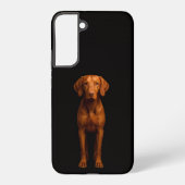 Black 4 Luxe Galaxy S22 Plus, Agile Vizsla Dog Samsung Galaxyケース (裏面)