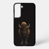 Black 4 Luxe Galaxy S22 Plus, American Bison Samsung Galaxyケース (裏面)
