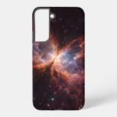Black 4 Luxe Galaxy S22 Plus, Butterfly Nebula Samsung Galaxyケース (裏面)