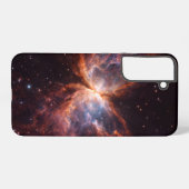 Black 4 Luxe Galaxy S22 Plus, Butterfly Nebula Samsung Galaxyケース (裏面横)