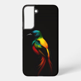 Black 4 Luxe Galaxy S22 Plus Case, Rainbow Bird Samsung Galaxy S22+ケース