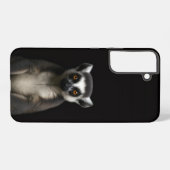 Black 4 Luxe Galaxy S22 Plus, Gentle Lemur Samsung Galaxyケース (裏面横)