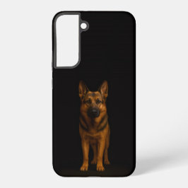 Black 4 Luxe Galaxy S22 Plus, German Shepherd Samsung Galaxy S22+ケース